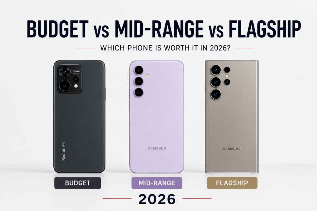 Budget vs Mid Range vs Flagship Phones: Is Paying More Still Worth It in 2026?
